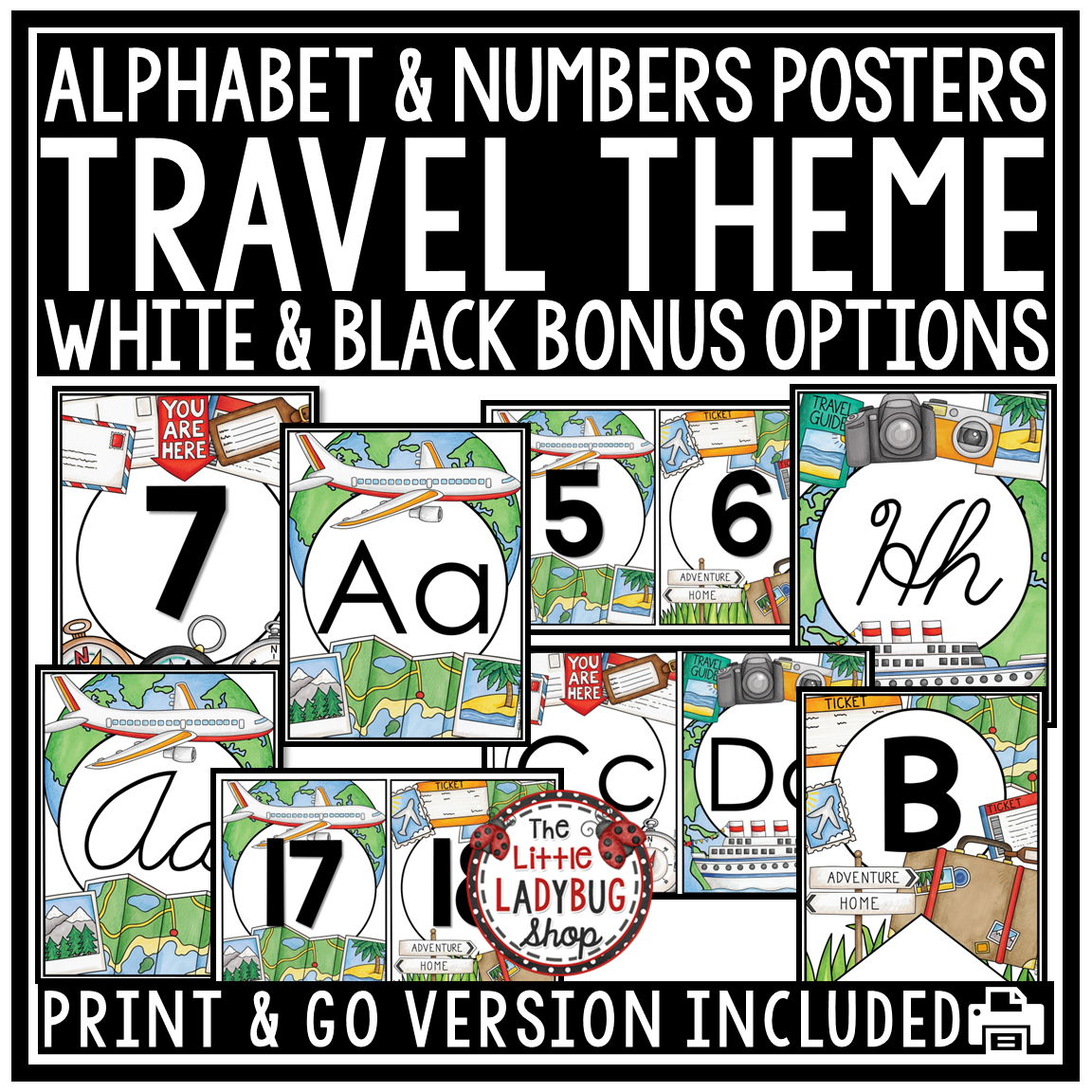 Adventure Around the World Travel Theme Classroom Décor Bundle - Image 7