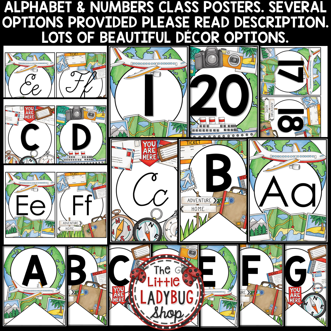 Adventure Around the World Travel Theme Classroom Décor Bundle - Image 8