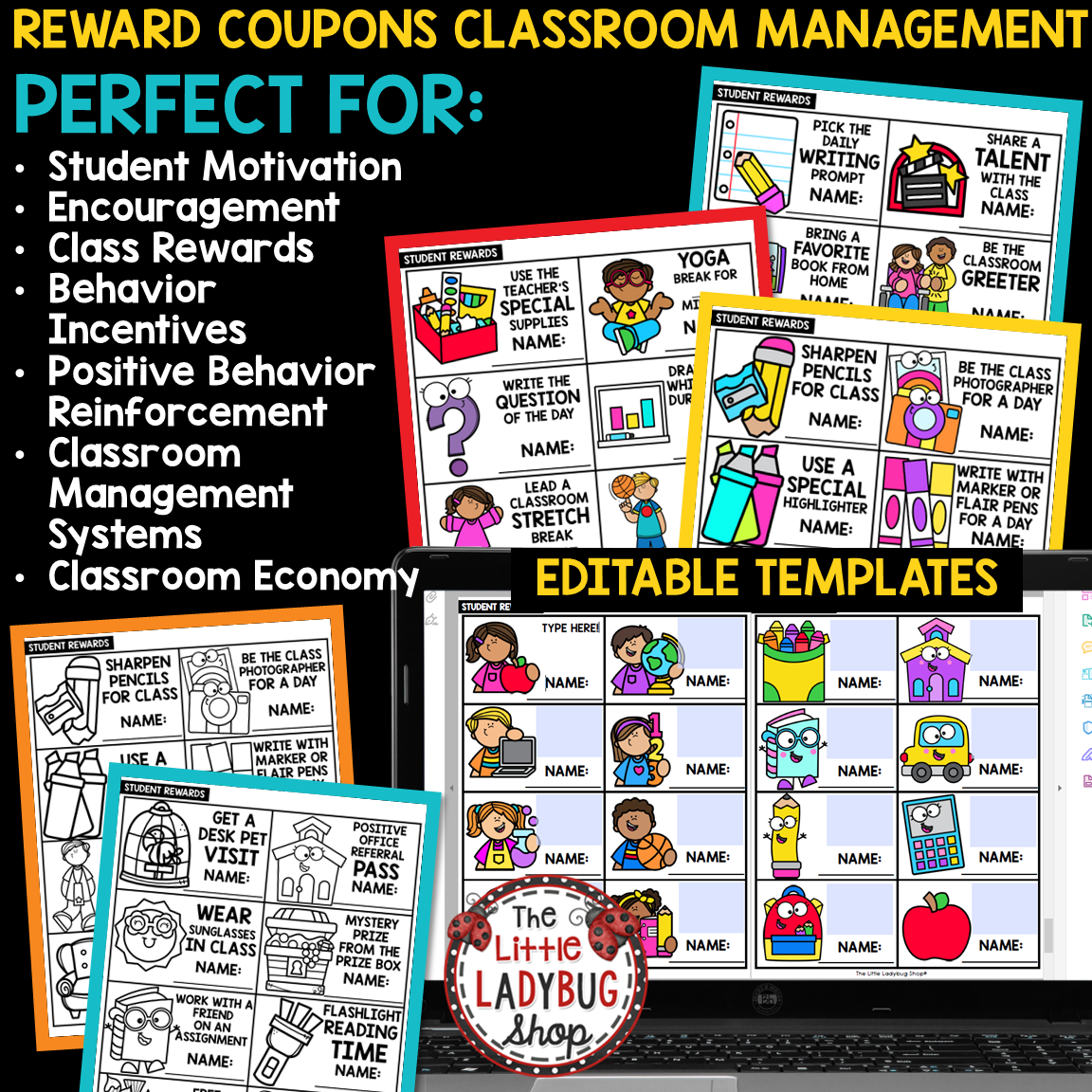 Class Reward Coupons Classroom Economy Management Reward System