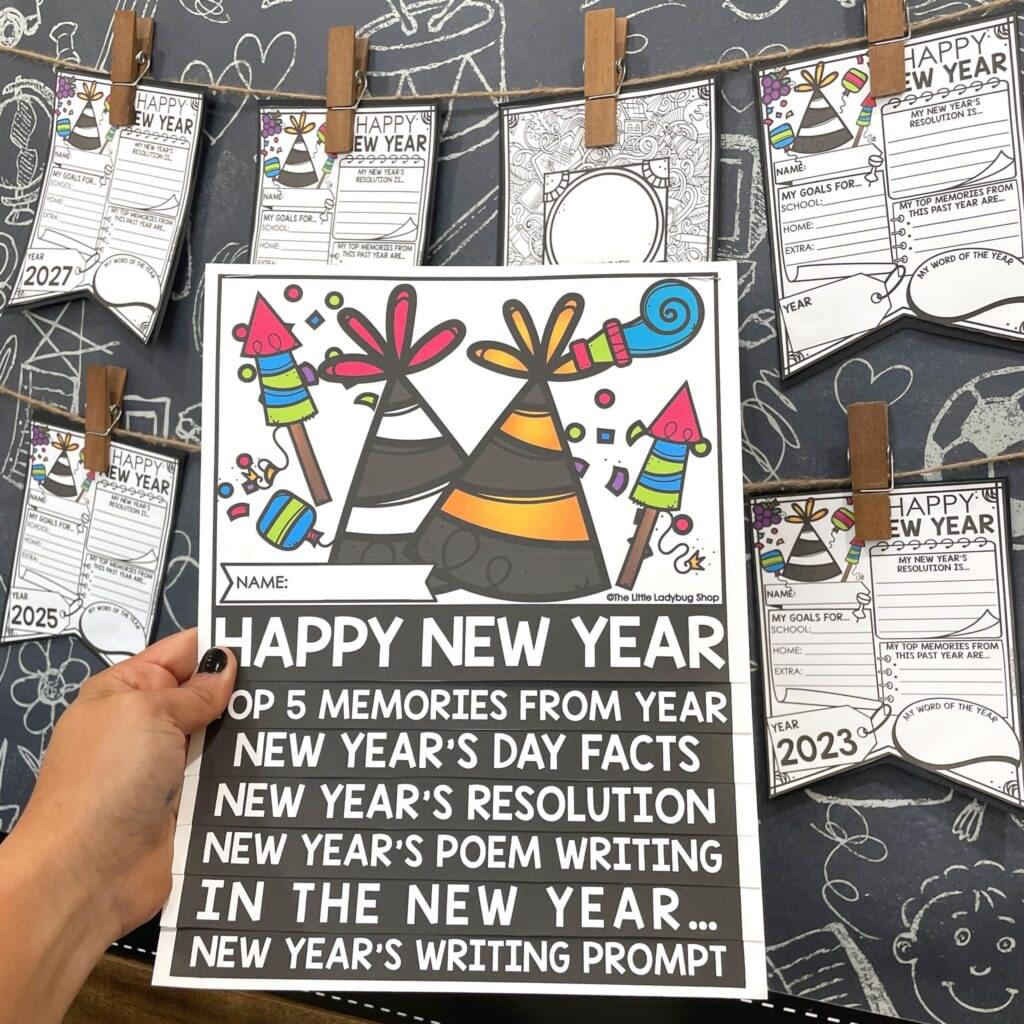 January and New Year's Ideas for Upper Elementary Students