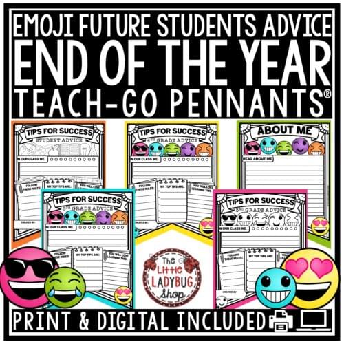 Emoji End of Year Writing Tips Advice for Next Years Student