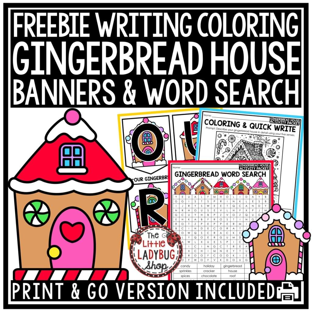 Gingerbread Themed Persuasive Writing Lesson Plan for Upper Elementary Freebie