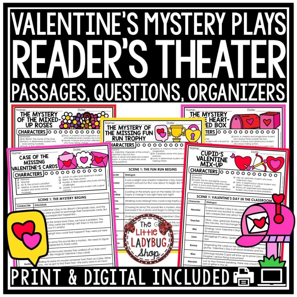 Mystery Valentine's Day Drama Reader's Theater Scripts