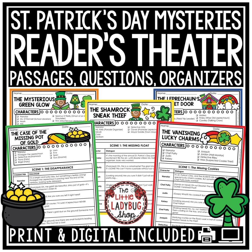 Mystery St. Patrick's Day Drama Reader's Theater Scripts