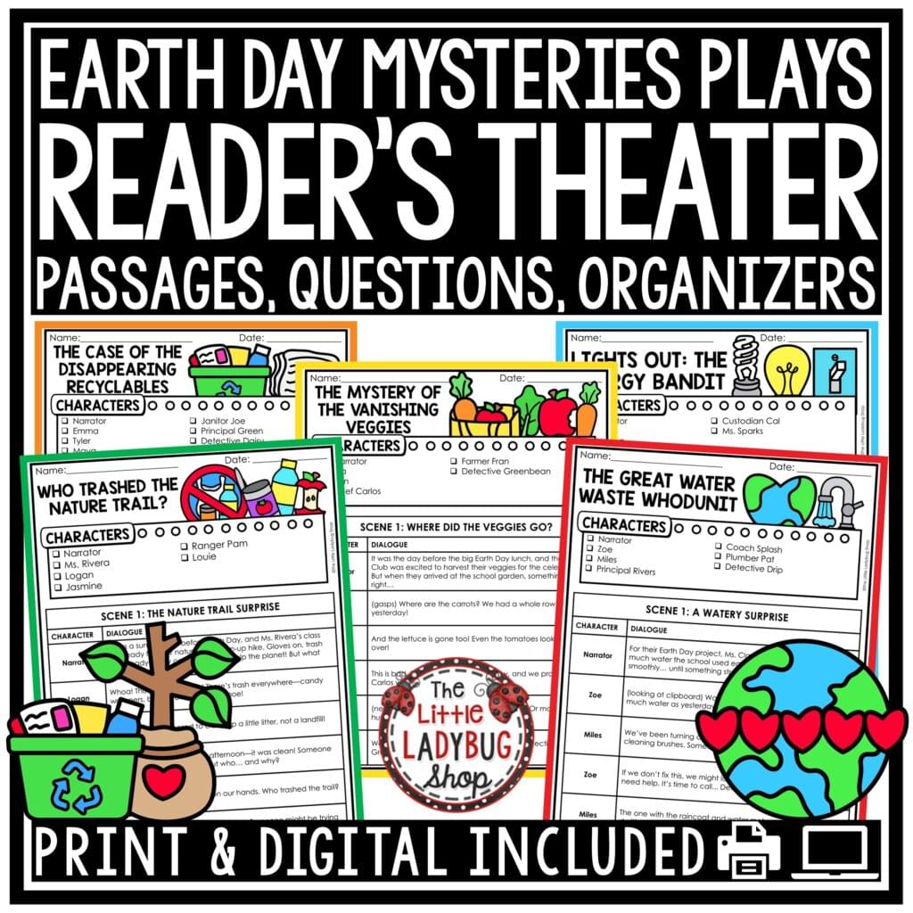Mysteries Reading Earth Day Drama Reader's Theater Scripts